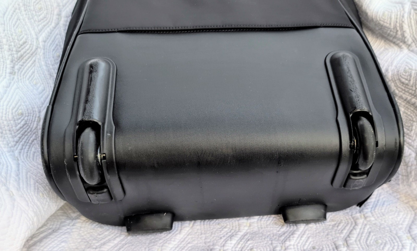 KNOMO LONDON MAYFAIR BURLINGTON 15″ Laptop NORTH SOUTH TROLLEY BLACK CARRY ON