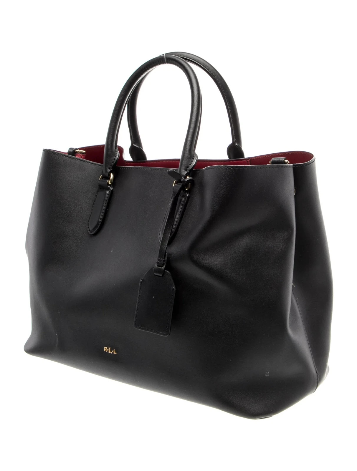 Lauren Ralph Lauren – Black Leather Work Bag
