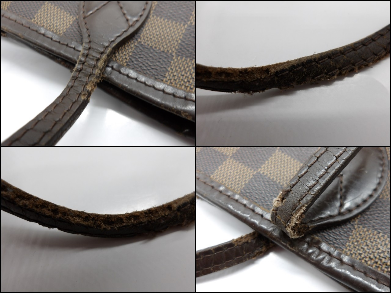 Auth LA95 Louis Vuitton Damier Neverfull PM Tote Bag N40600 from Japan