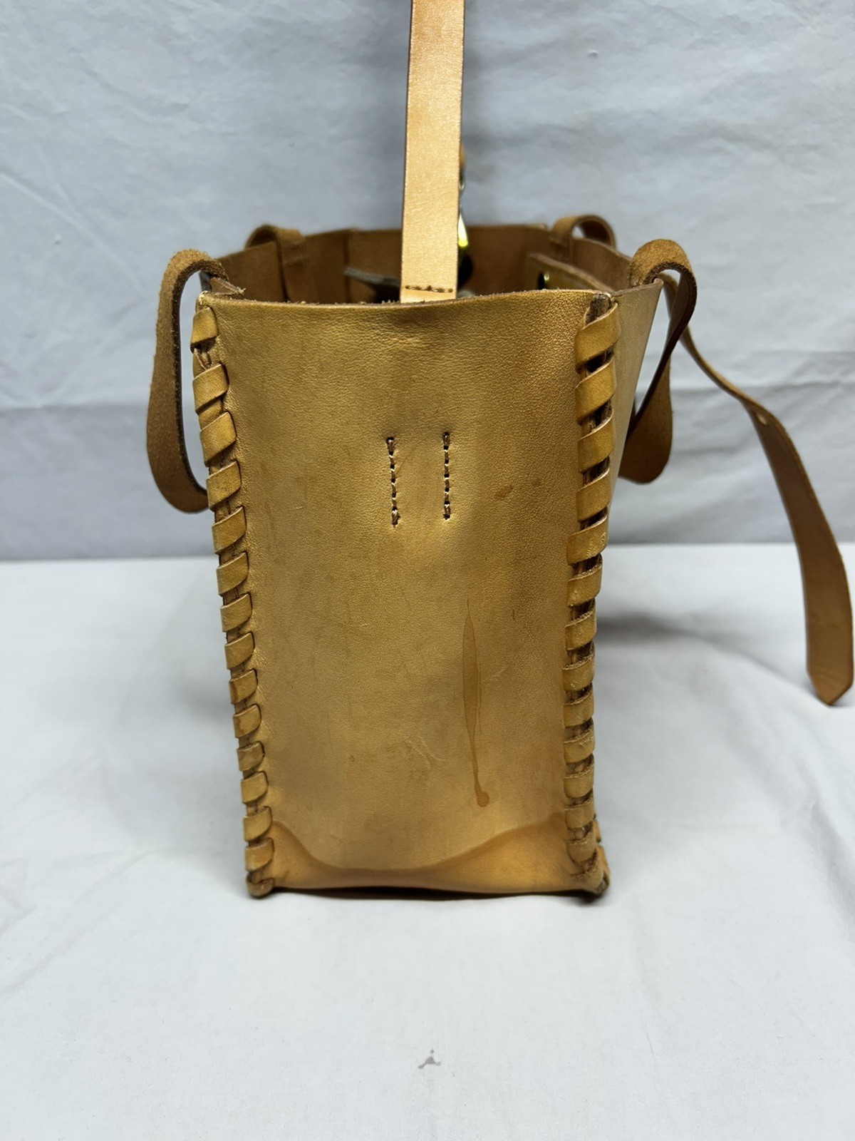 Madewell Tan Leather Bag Crossbody Square Brown