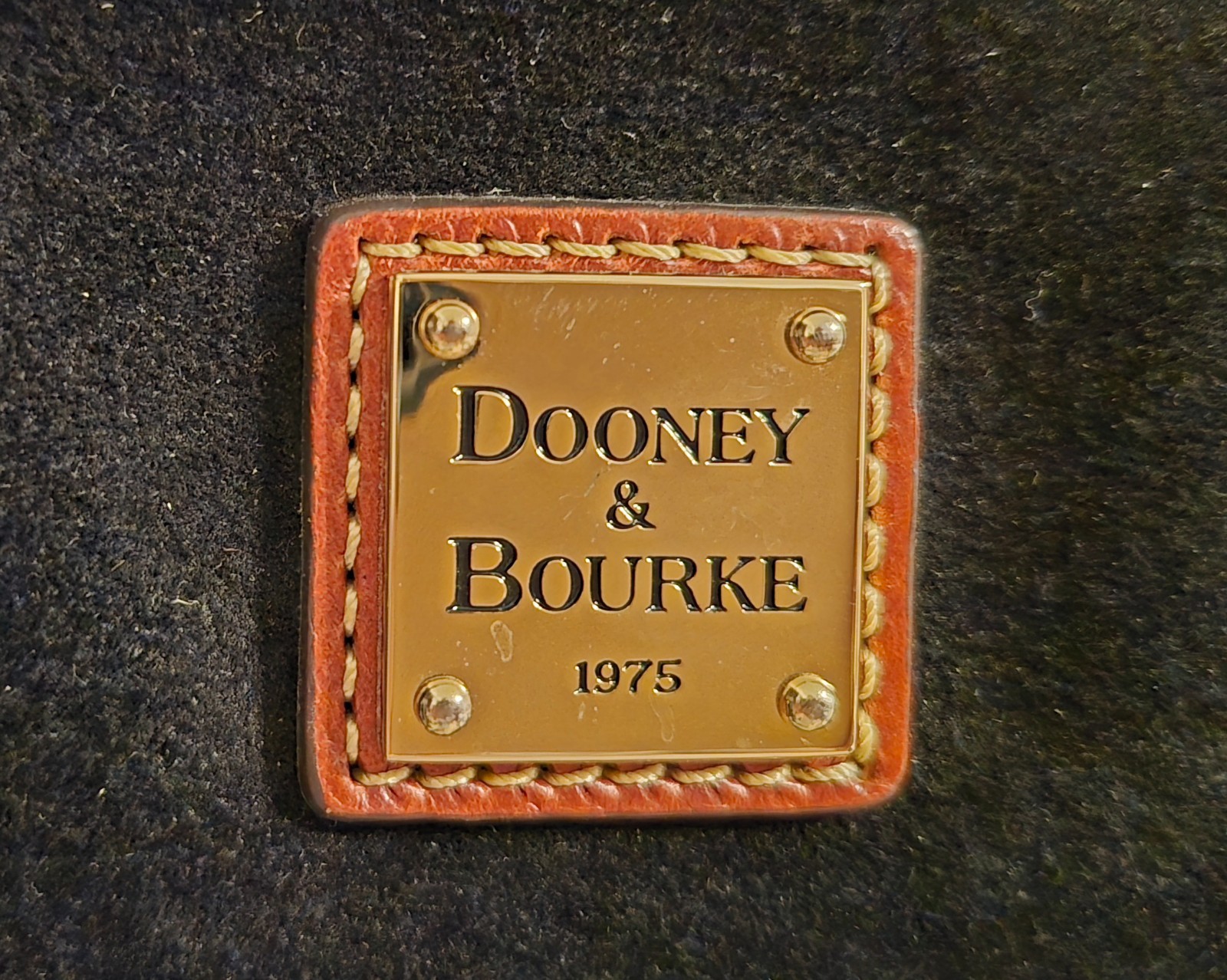 DOONEY AND BOURKE BLACK SUEDE SMALL BRENNA
