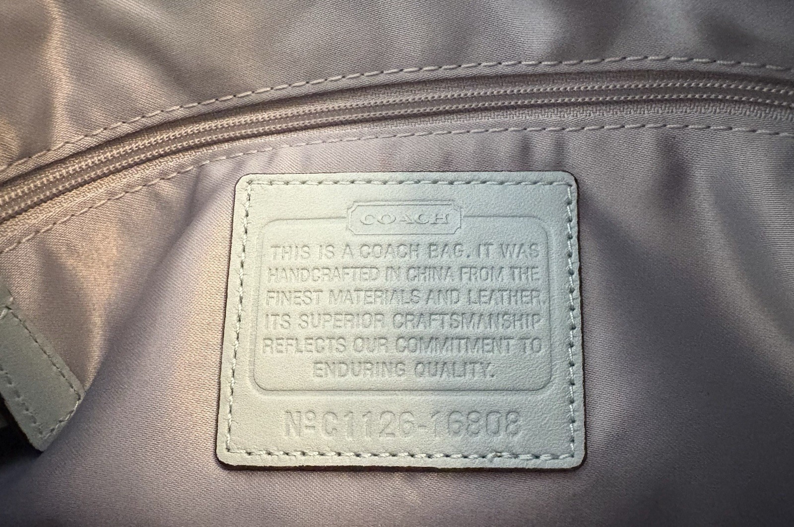 Coach Kristin Leather Hobo Bag | Style No. 16808 | Light Blue