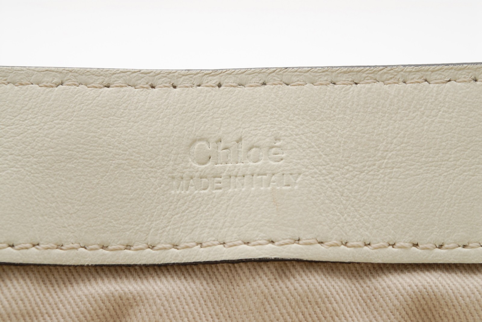 *Rare* Chloe Faye Day Hand Shoulder bag Little Horse Leather Ivory