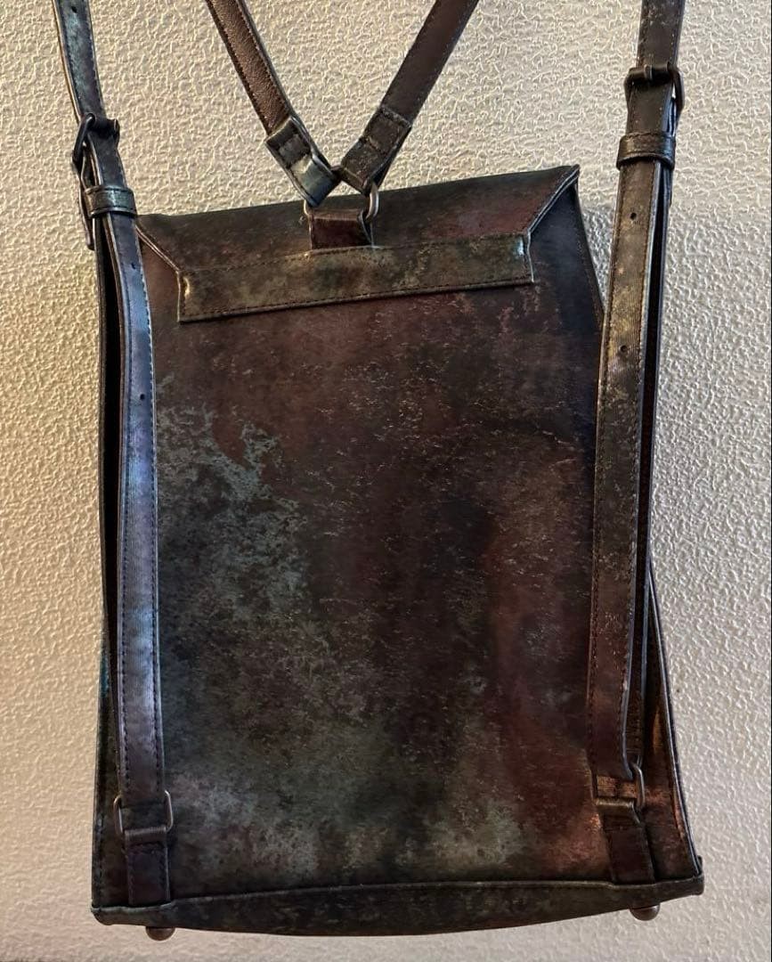 Jean Paul Gaultier Vintage V Cyber Backpack Iridescent Men’s From Japan