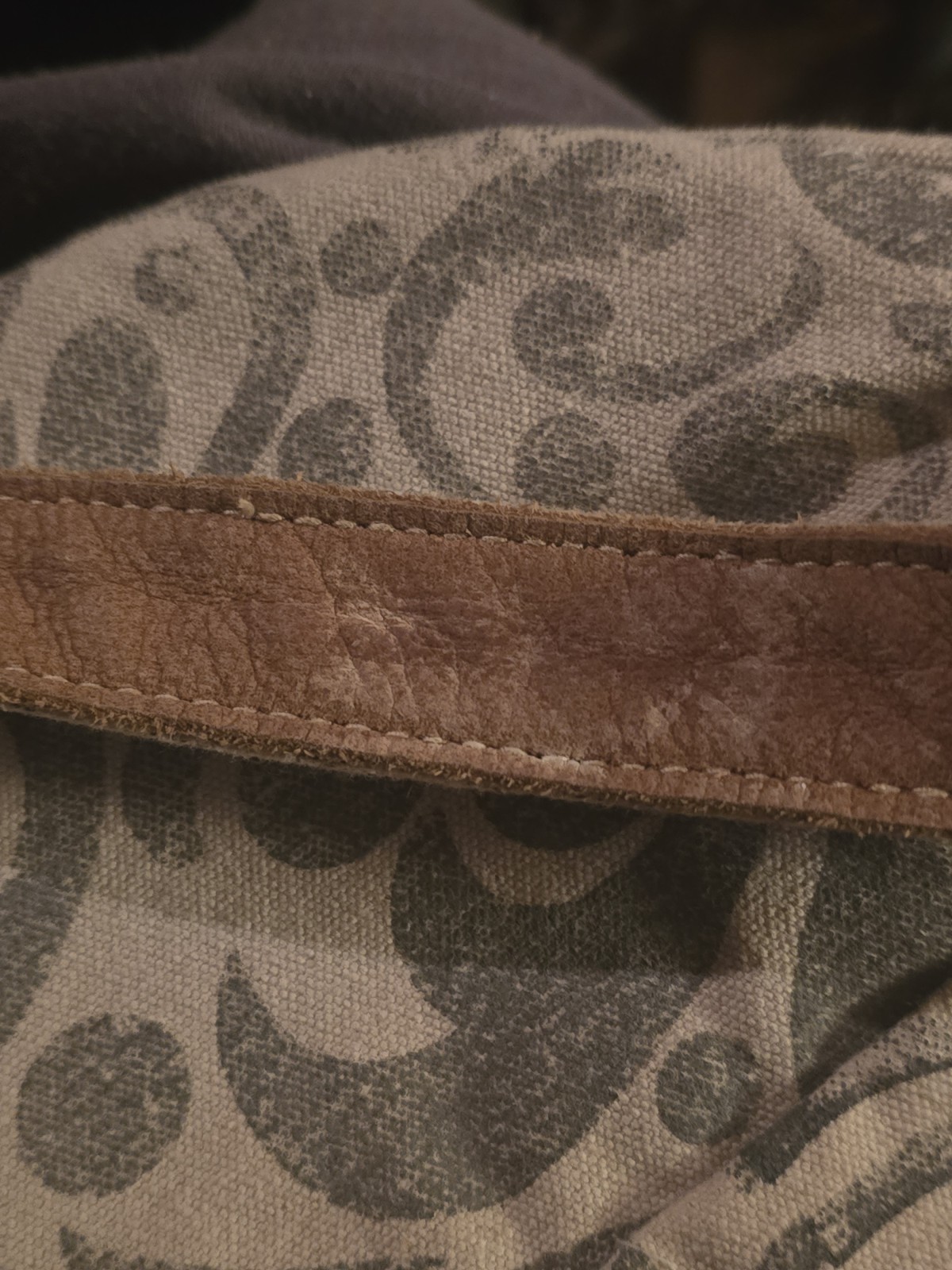 Myra Bag Hair On Hide Calf Hair Fanny Pack/Bum Bag/Waist Bag Gently Used