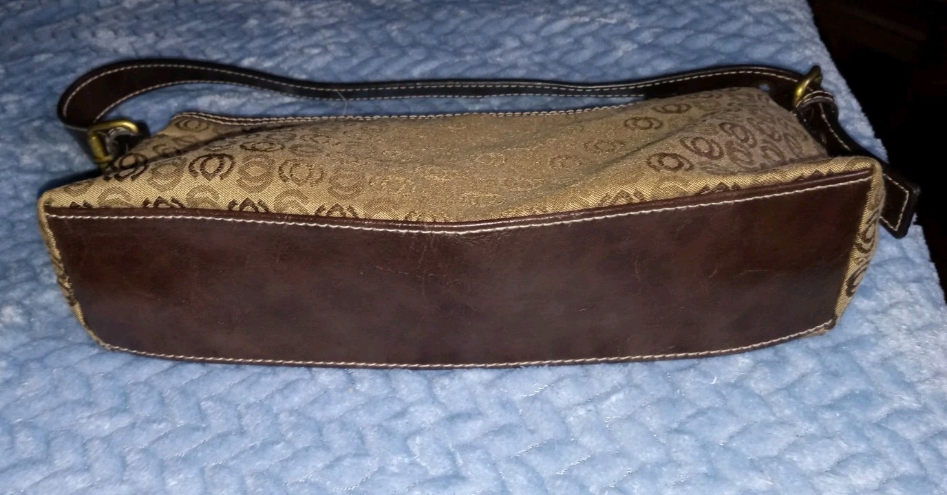 Minicci Purse Leather And Geometric Pattern Early 90’s