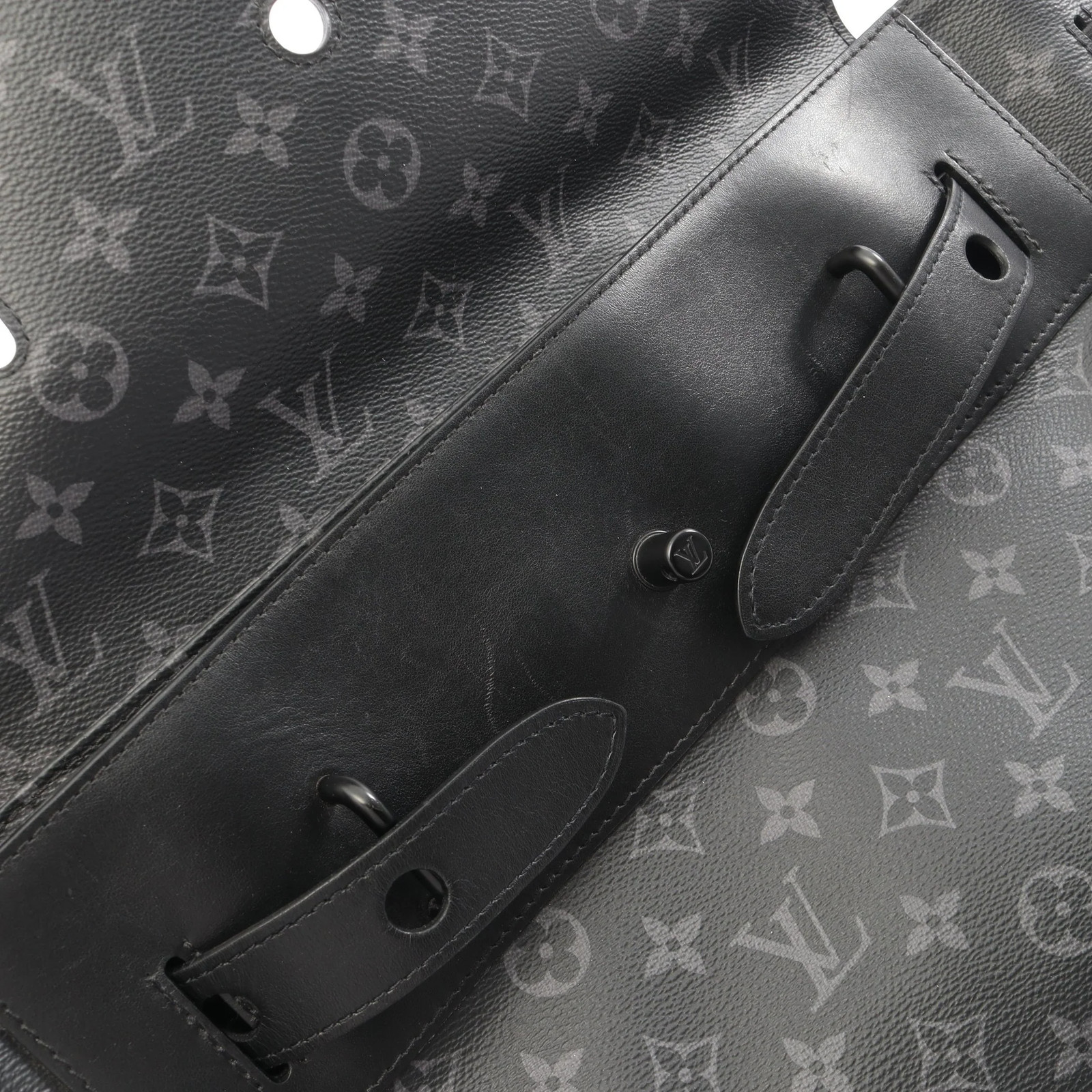 Louis Vuitton PM 2WAY Handbag Black PVC #RCB14830