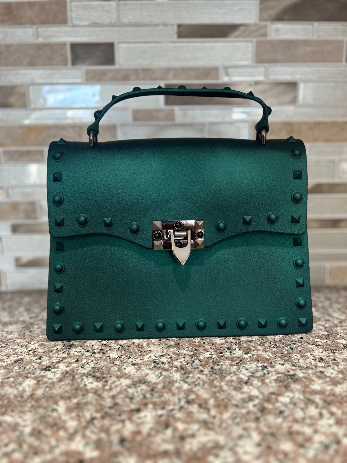 Green Rivet Dot Women’s Handbag (Casual/Date/Party/Wedding)