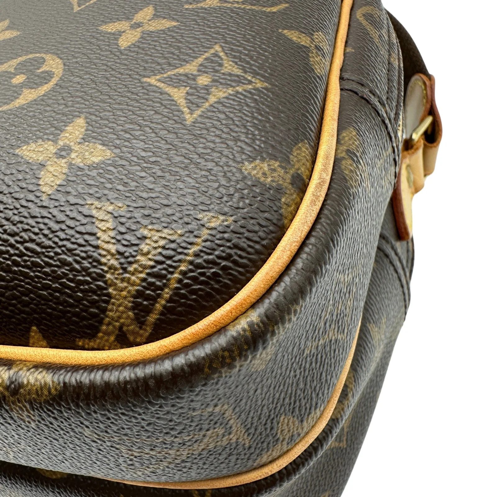 LOUIS VUITTON Reporter PM Brown Monogram Shoulder Bag M45254 #OKB8408