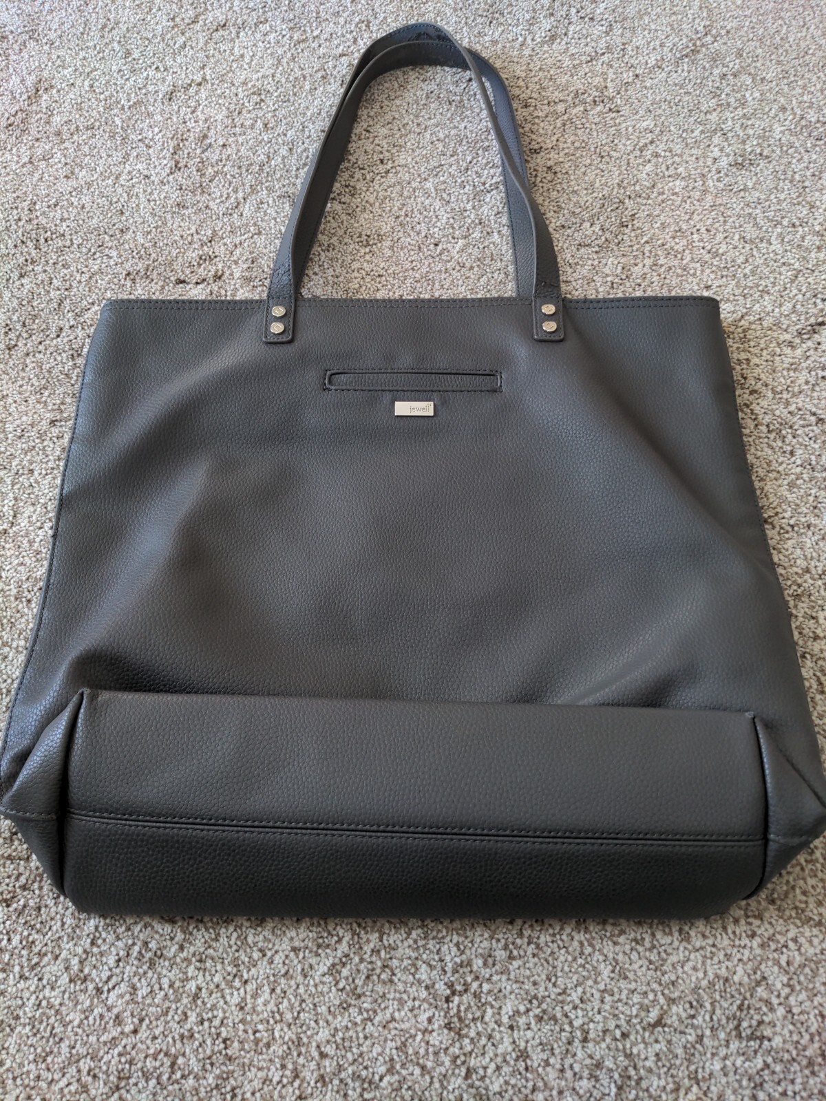 Thirty One Around Town Tote City Charcoal Pebble USED