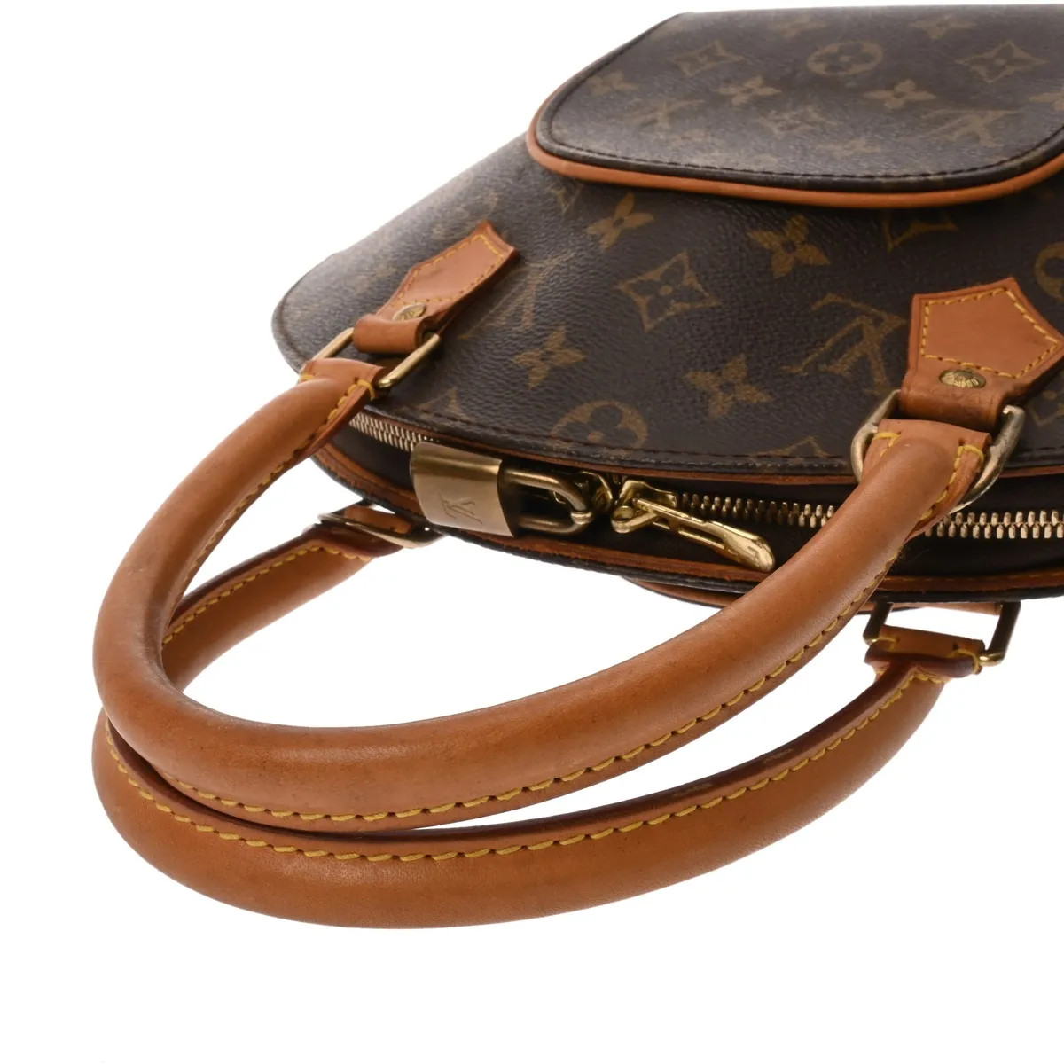 Louis Vuitton PM M51127 Handbag Monogram Canvas Brown #WB5354