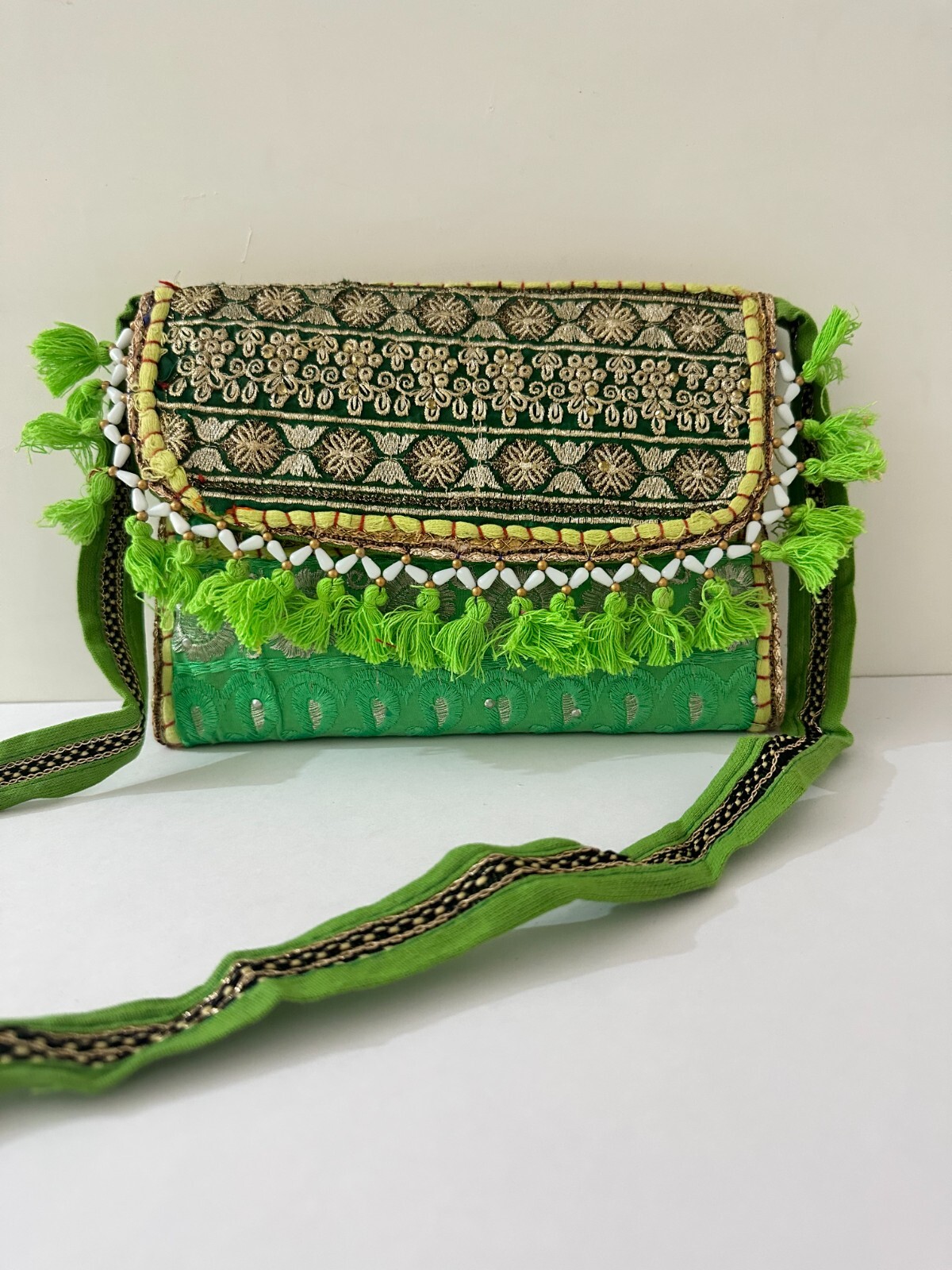 New Ethnic Handmade Patchwork Decorative Clutch Bags “7×7”