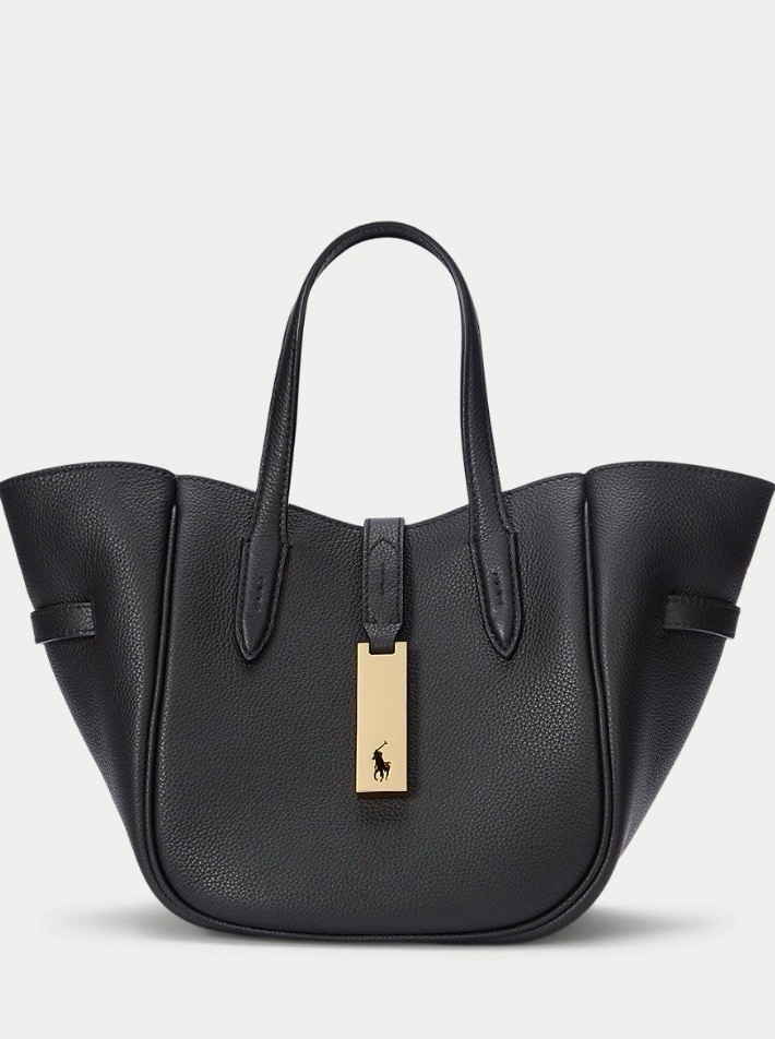 Polo Ralph Lauren Polo ID Leather Small Tote