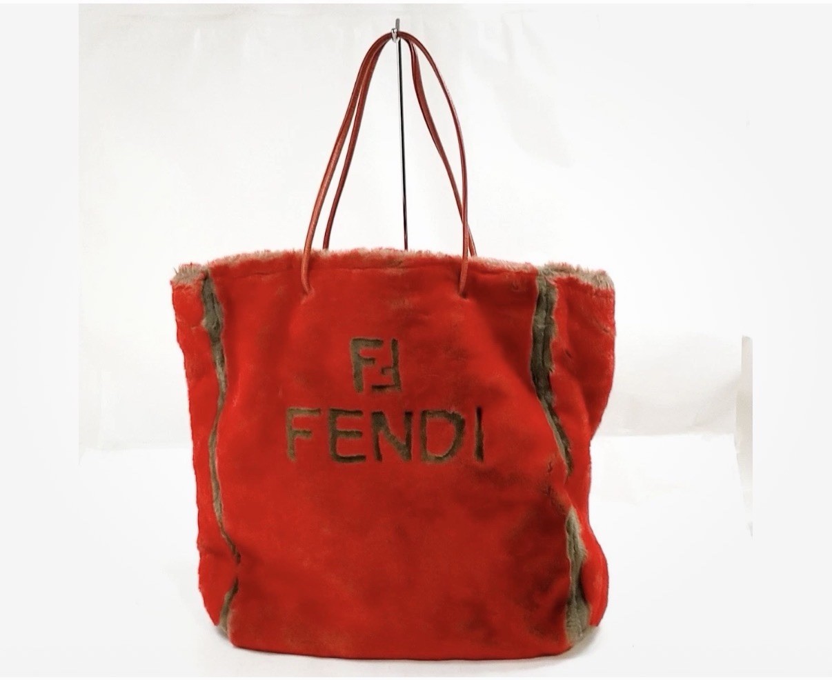 Fendi Rabbit Fur Large Tote