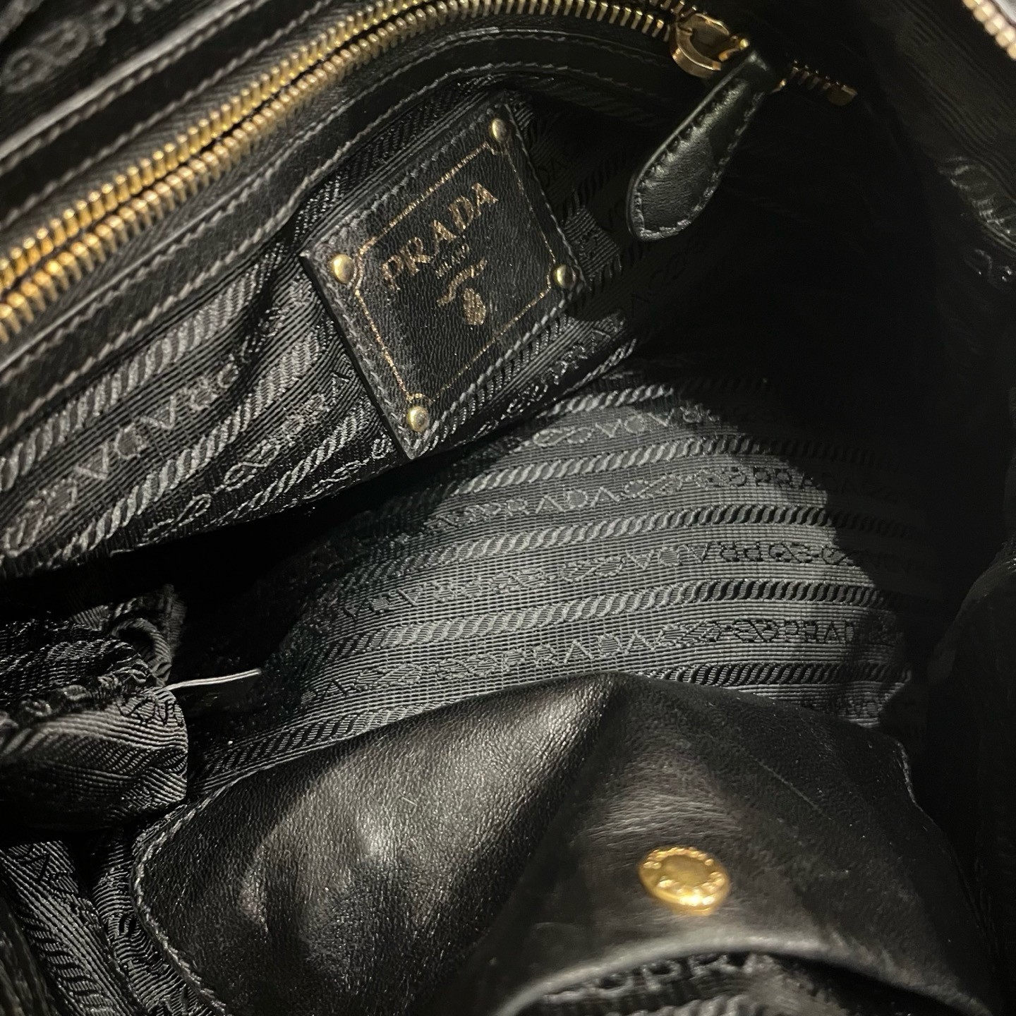 Prada Nylon Hobo Pillow Bag, （35×20×17）cm