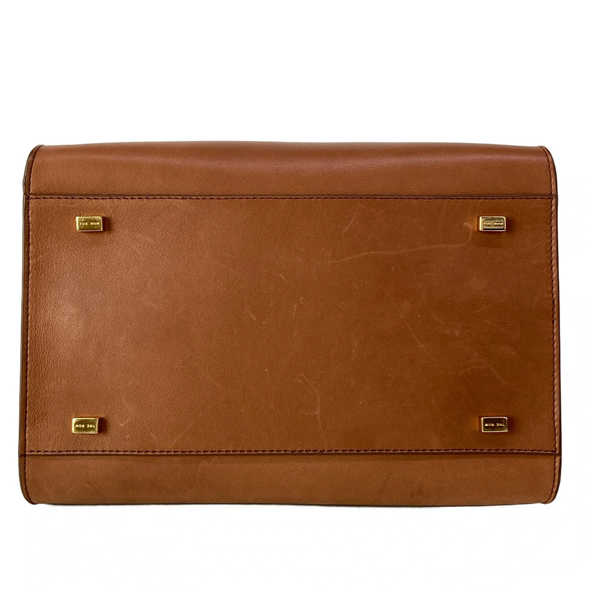 THE ROW Soft Margaux 10 W1190 L72 Brown Saddle Leather – Handbag