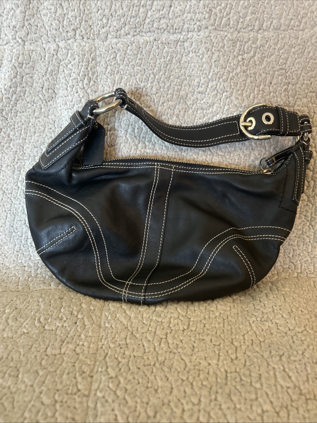 Coach Soho Hobo Half Moon Shoulder Bag Y2K EUC 10031 Black