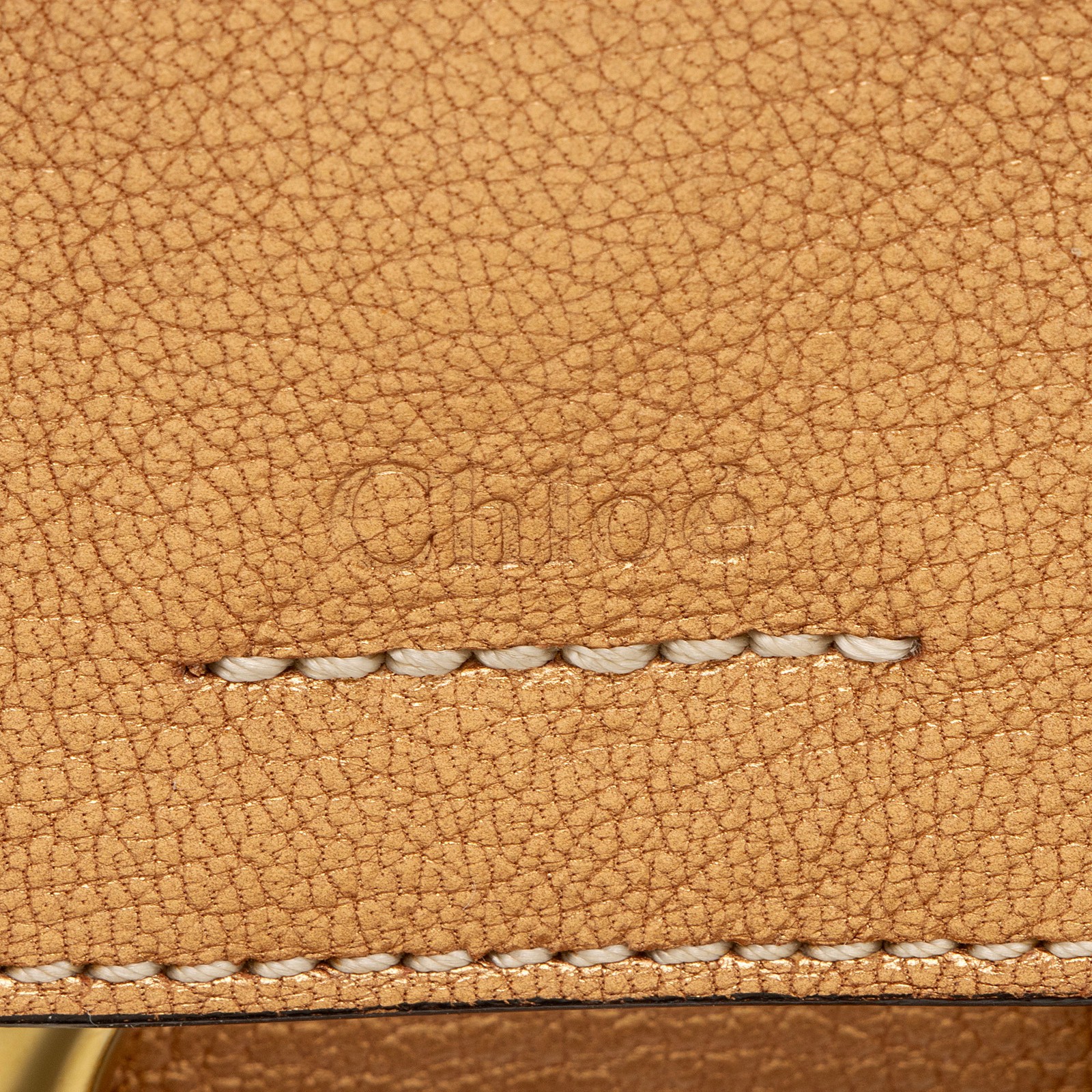 Chloe Metallic Calfskin Faye Mini Shoulder Bag