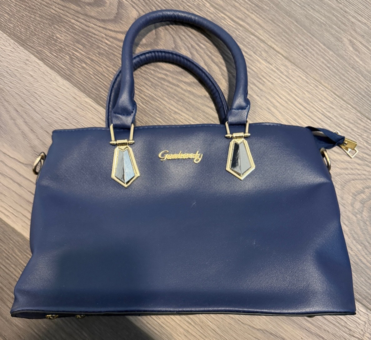 Designer Women’s Ganbaoty Blue Crossbody/Top Handle Bag Purse – FREE SHIPPING
