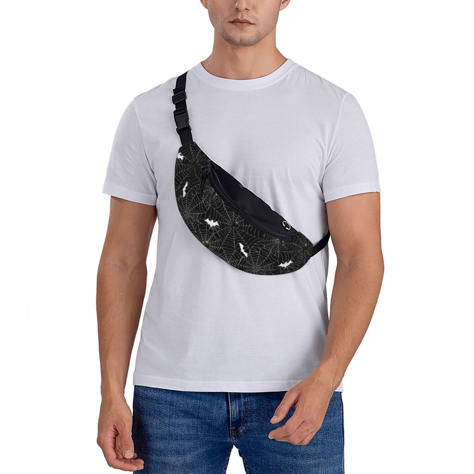 Halloween Fanny Pack Waist Bag Adjustable Belt Bag For Men Women Traveling Hi…