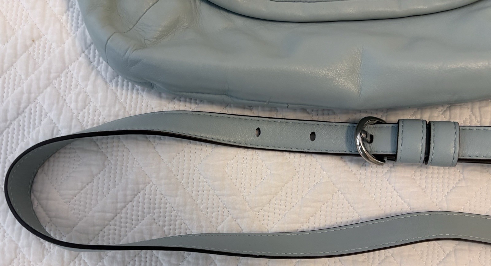 Coach Kristin Leather Hobo Bag | Style No. 16808 | Light Blue
