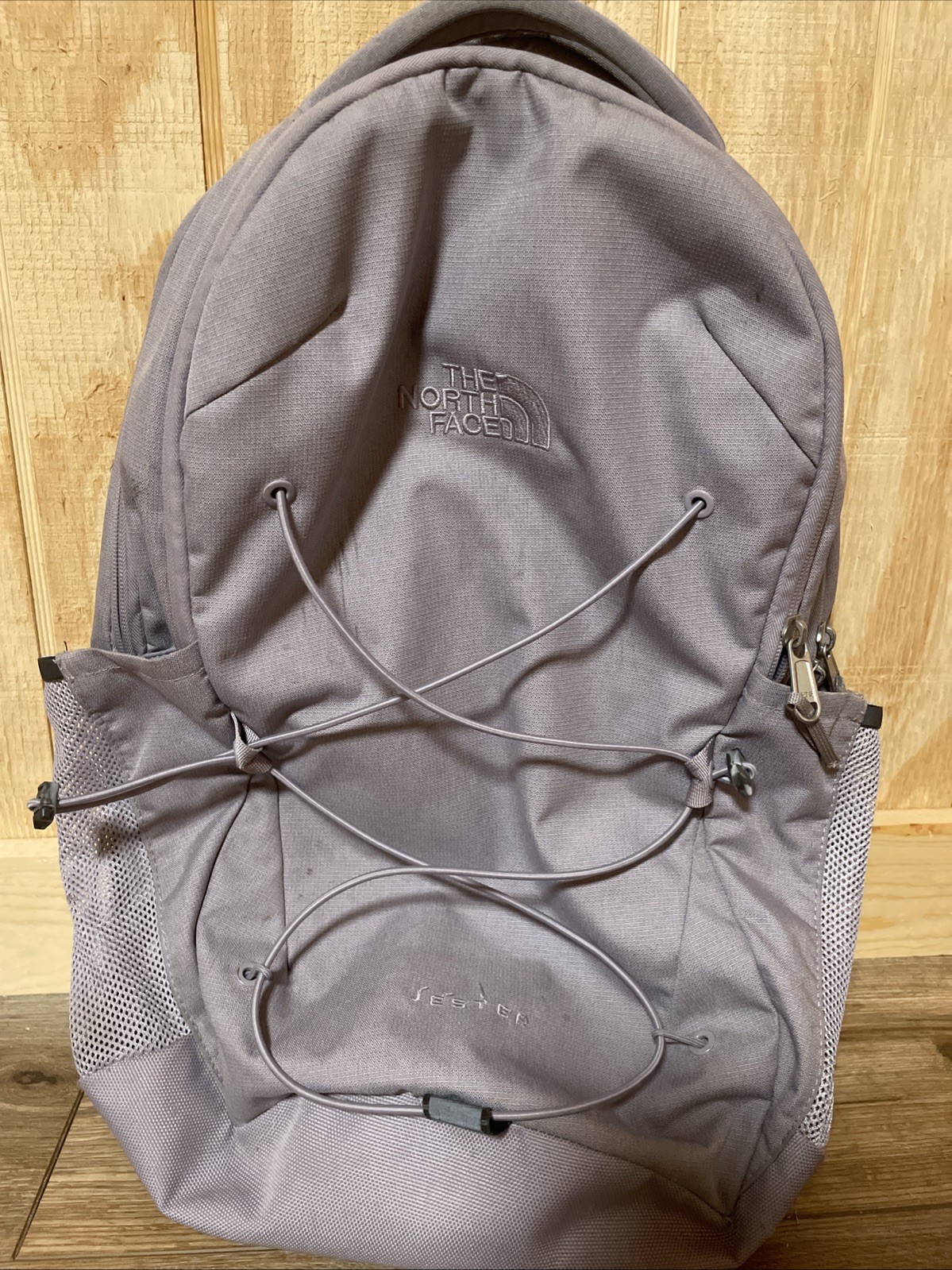 THE NORTH FACE Women’s Jester Backpack, Minimal Grey Dark Heather, One Size-USED