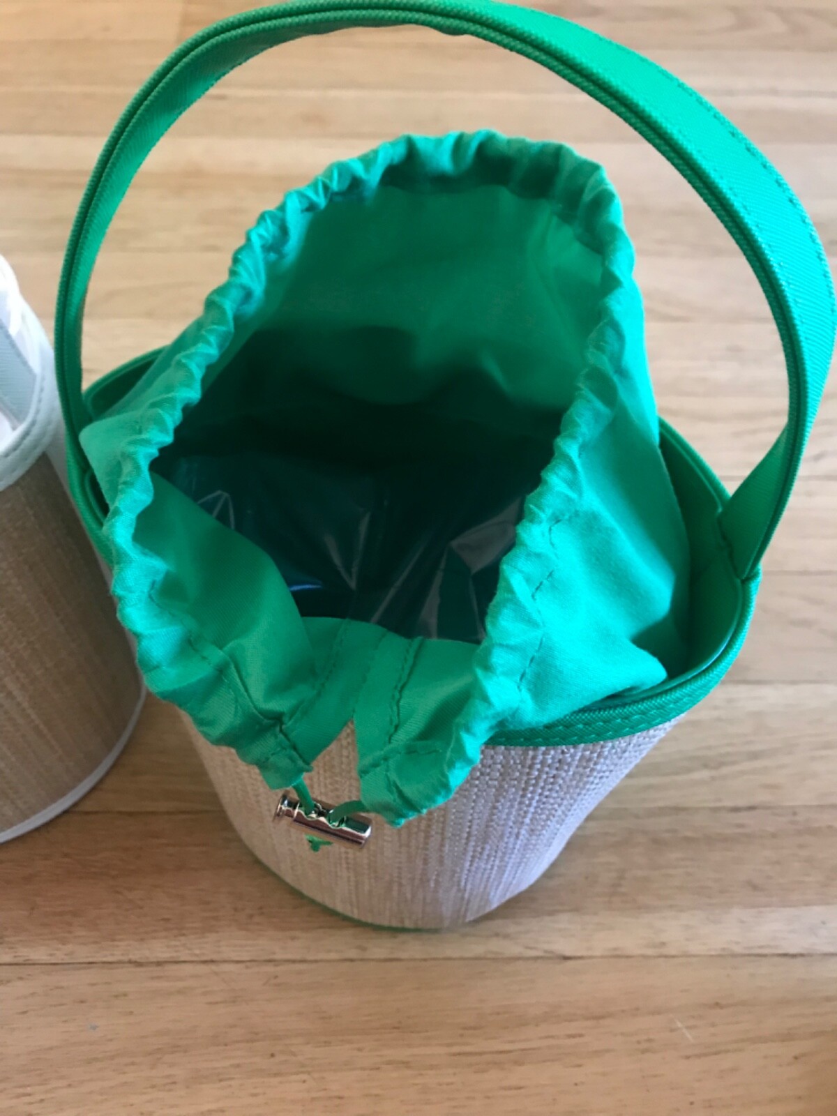 Neiman Marcus Summer Beauty Woven Cylinder Tote Bag ~ Choose Your Color