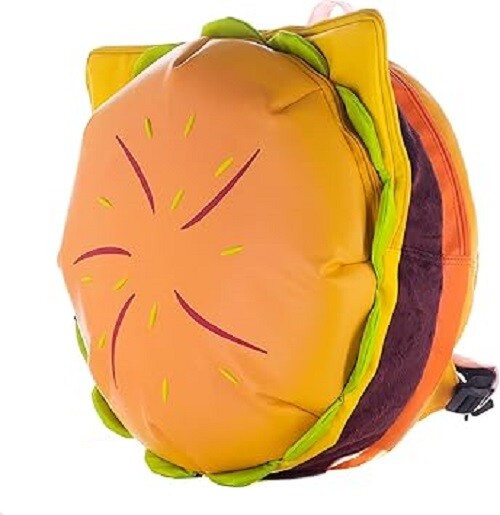 Costume Agent Cheeseburger Backpack Universe Hamburger Daypack One Size Cosplay