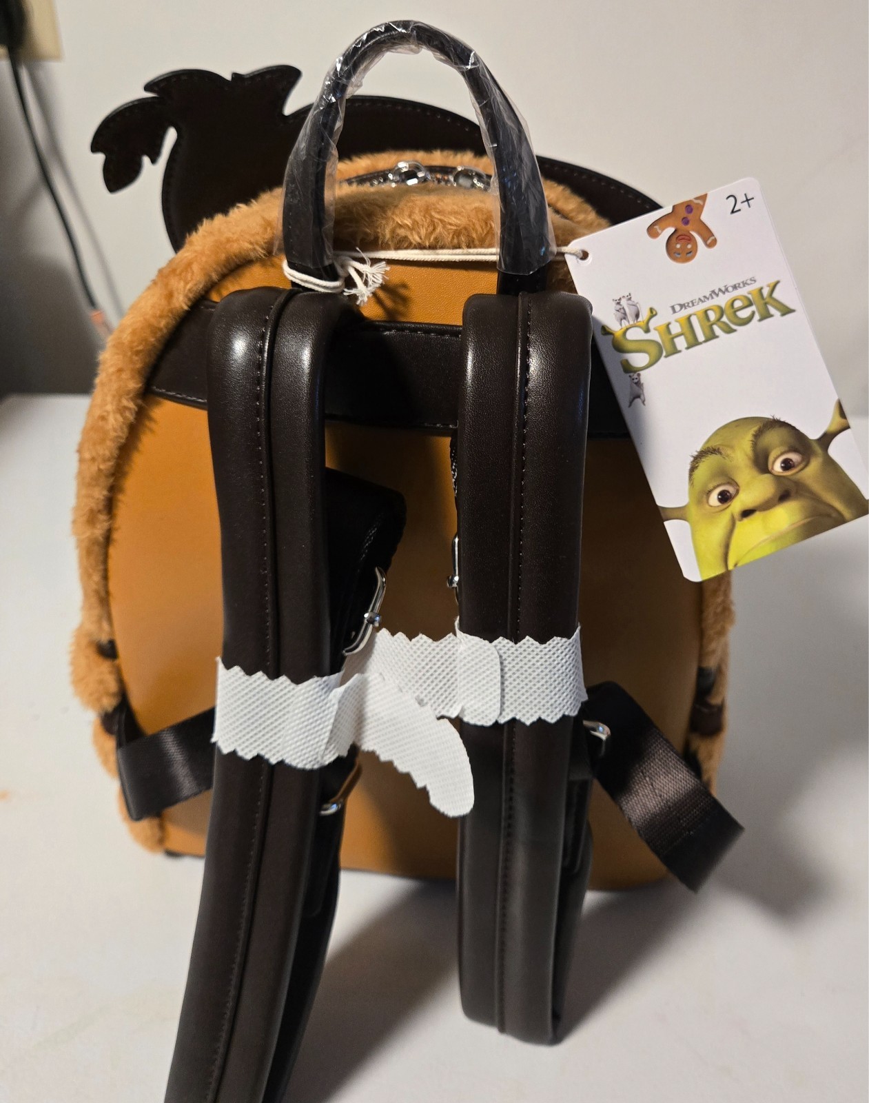Loungefly Shrek Puss In Boots Plush Cosplay Mini Backpack – New With Tags