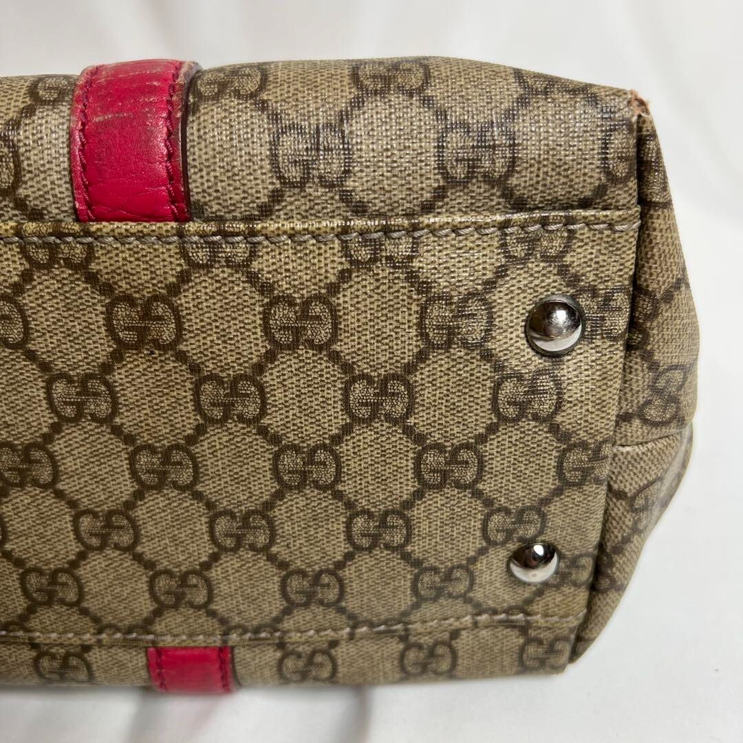 Gucci GG Supreme Tote Bag 114595 Women’s Leather Coated Canvas Used 37x23x15cm