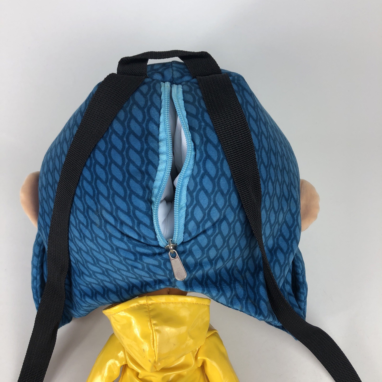 Coraline Button Eyes Plush Doll Backpack Laika Bag, Spencers Bioworld 2023 15”
