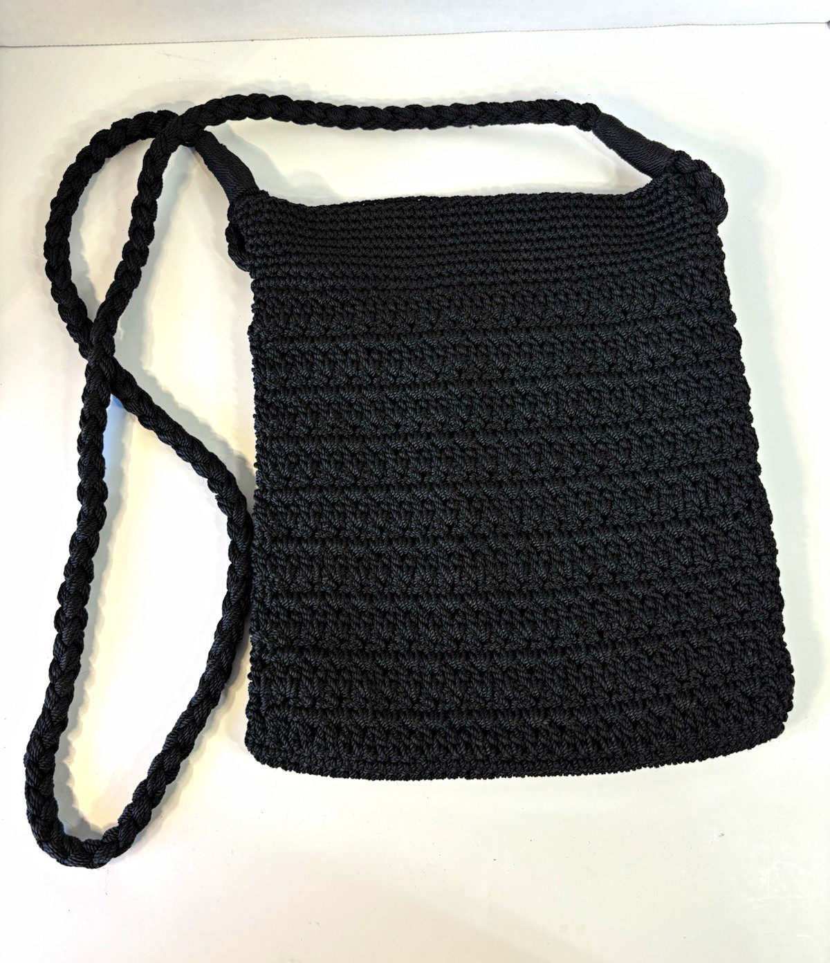 The Sak crochet crossbody bag. Gorgeous bag, long braided strap