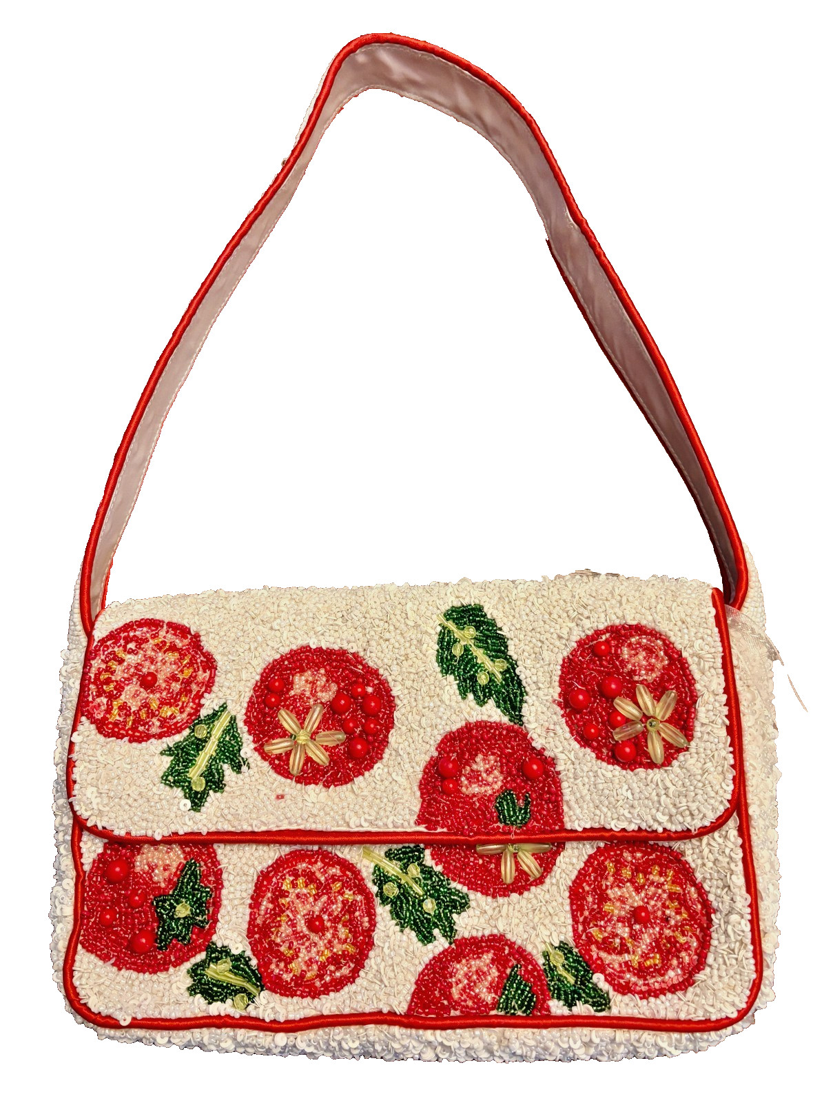 Viral TikTok Tomato Beaded Bag Made In India With Matching Tomato Bag Charm