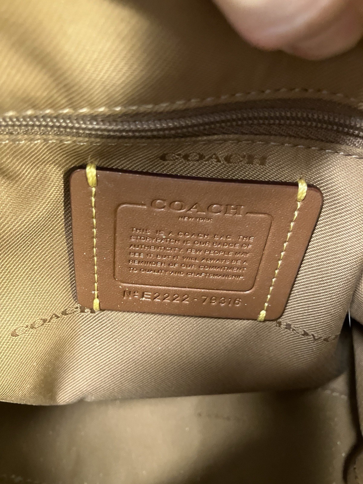Coach Elise Satchel pebble leather crossbody bag 79316 Beechwood Cream