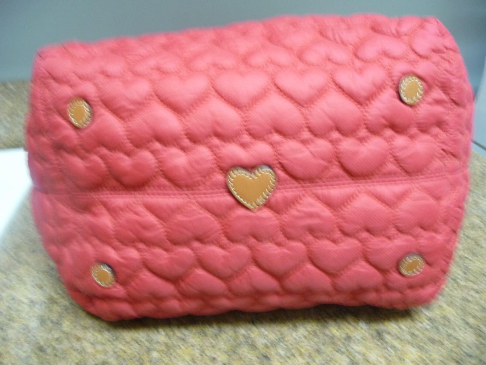 New Brighton Red Karter Large Quilted Tote Bag – Heart to Heart Collection