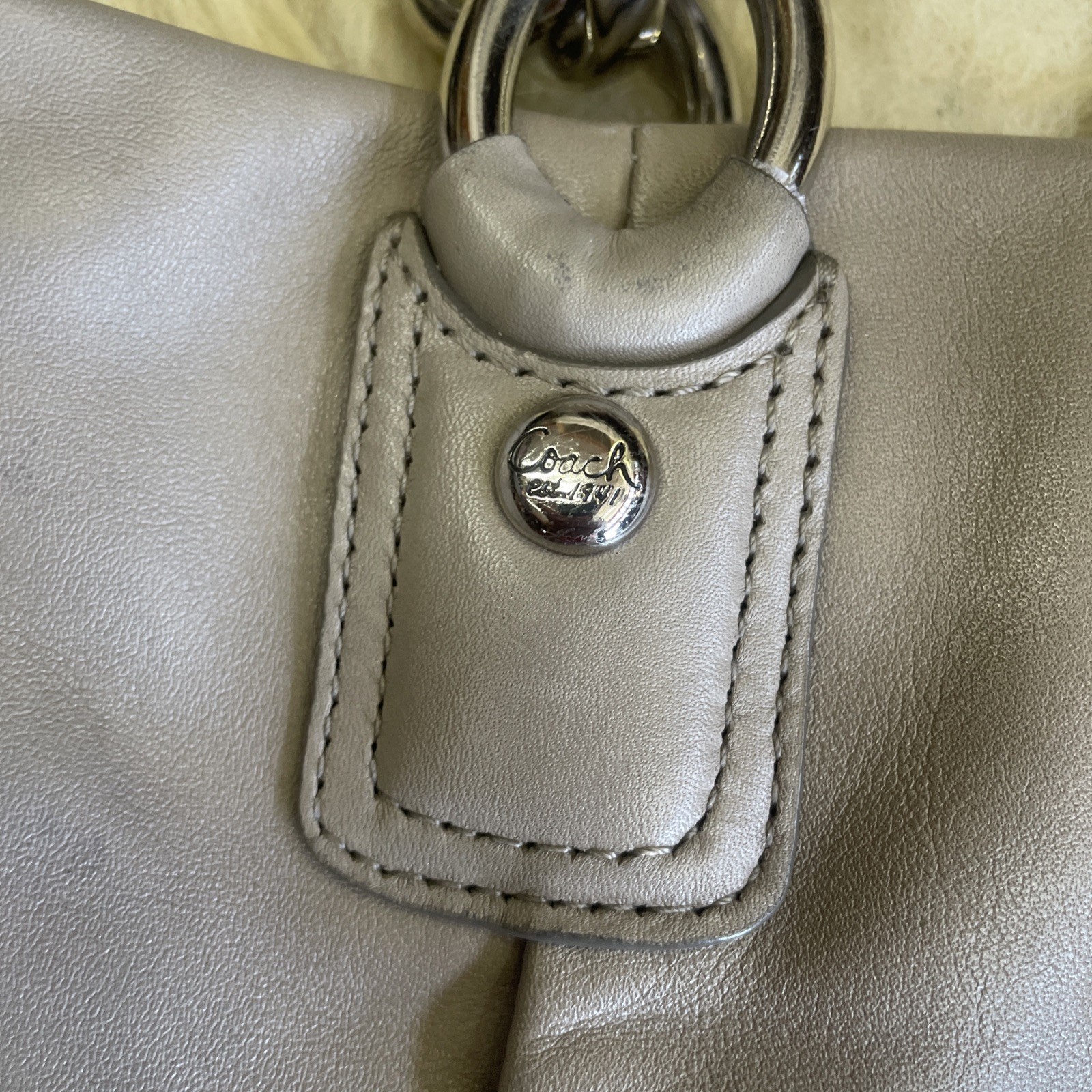 Coach Kristin Leather East West Hobo Shoulder Bag Purse 16814
