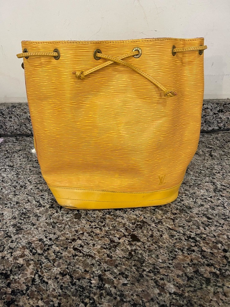 Louis Vuitton Epi Petit Noe Tassel Yellow and Purple SPB-JB 345361