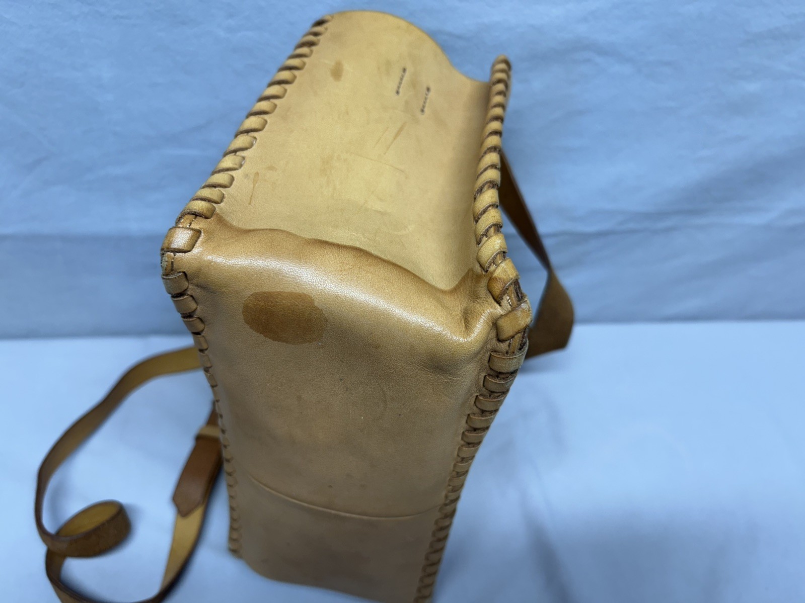 Madewell Tan Leather Bag Crossbody Square Brown