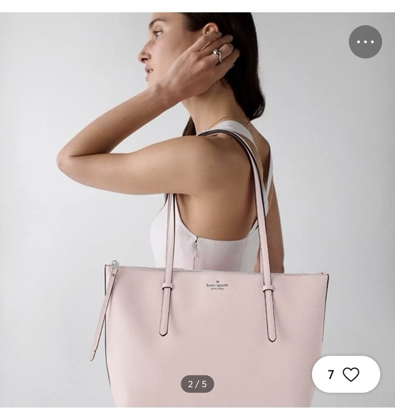 Kate Spade New York All Day Leather Tote NET KO140 Shimmer Pink