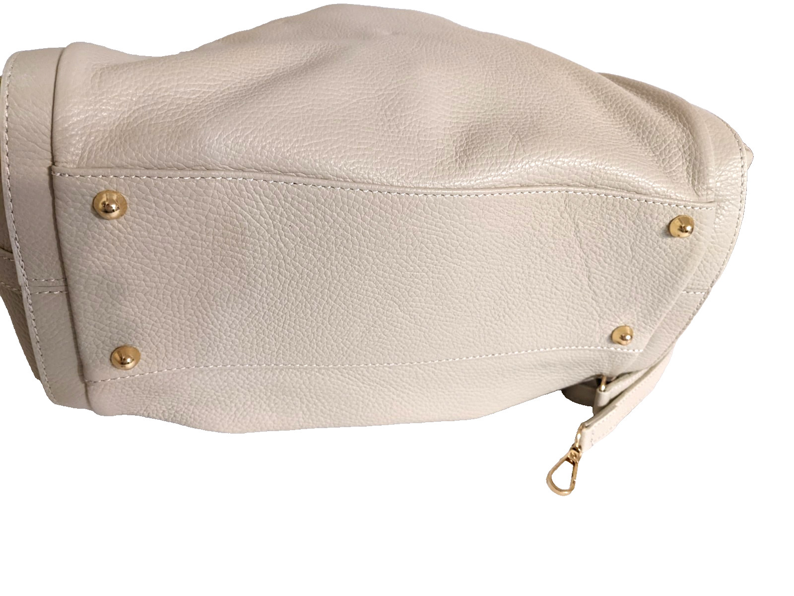 ITALIAN PREMIUM PEBBLED CALF LEATHER LARGE SHOULDER BAG HANDBAG – MADE IN ITALY