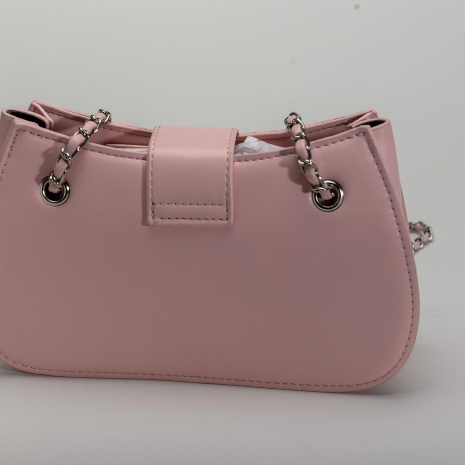 Elegant Pink and Cream Women’s Bag