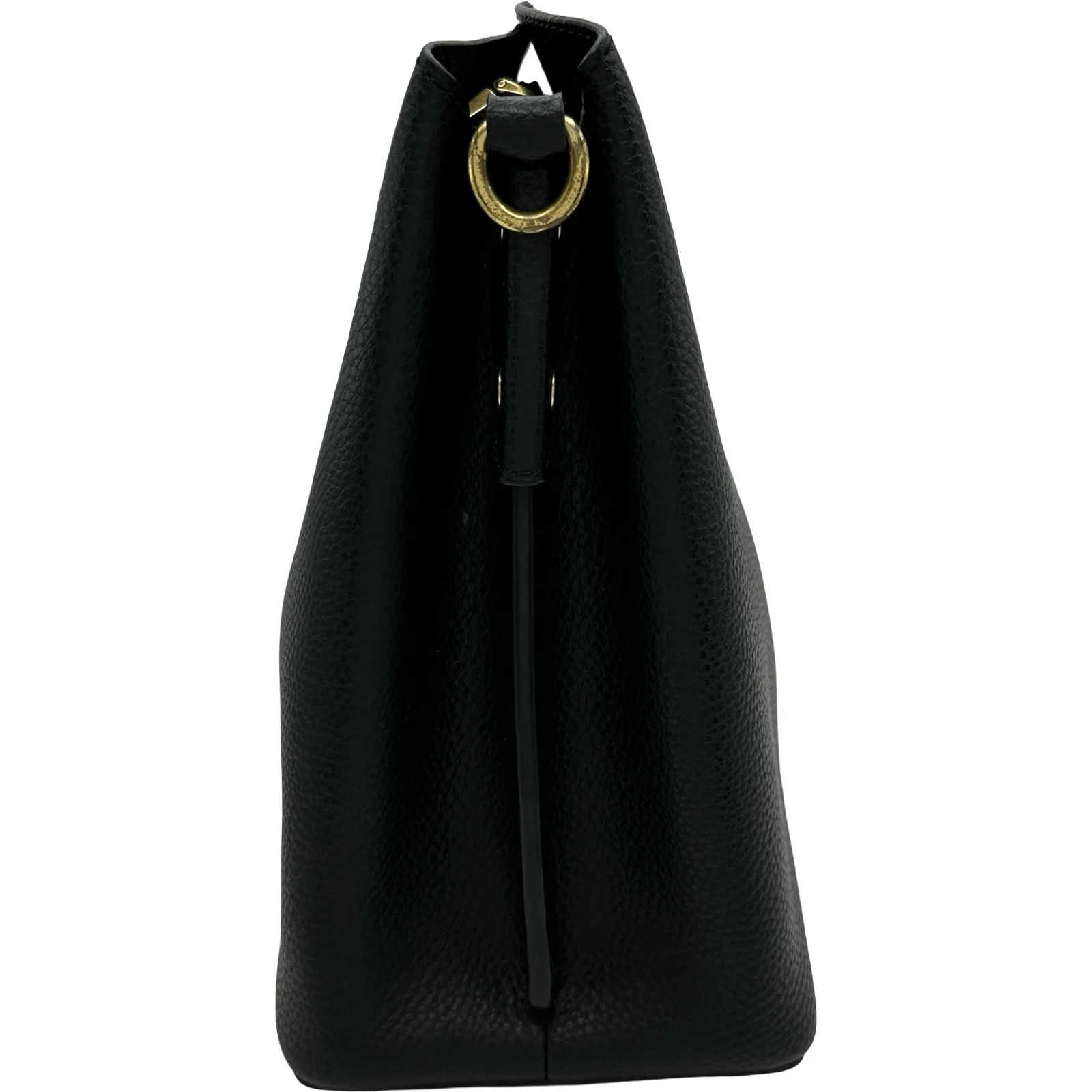 COACH Willow Bucket Bag Black Leather Shoulder Bag C3916 #OKB6078