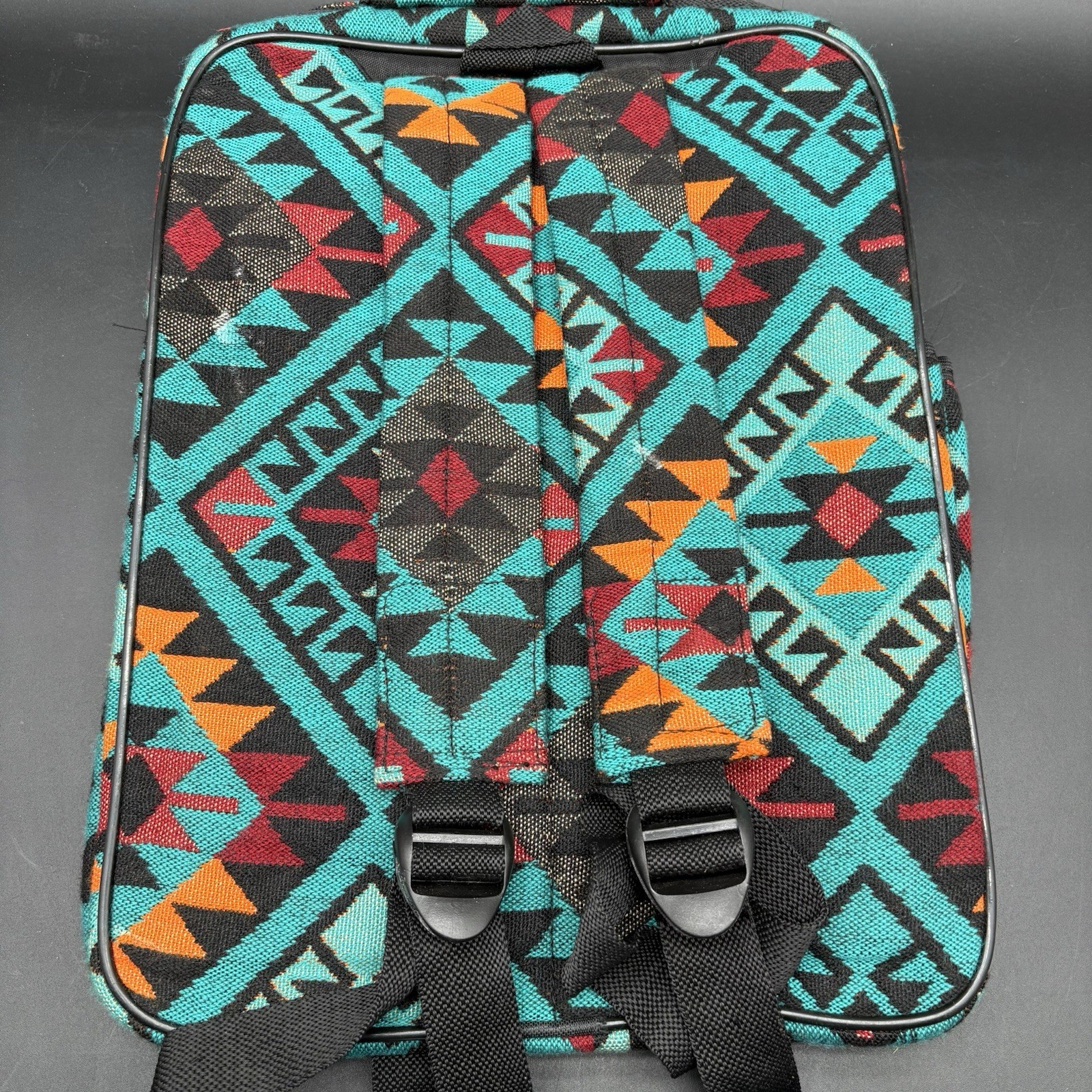 El Paso Saddle Blanket Co Southwestern Navajo Print Backpack 70% Acrylic