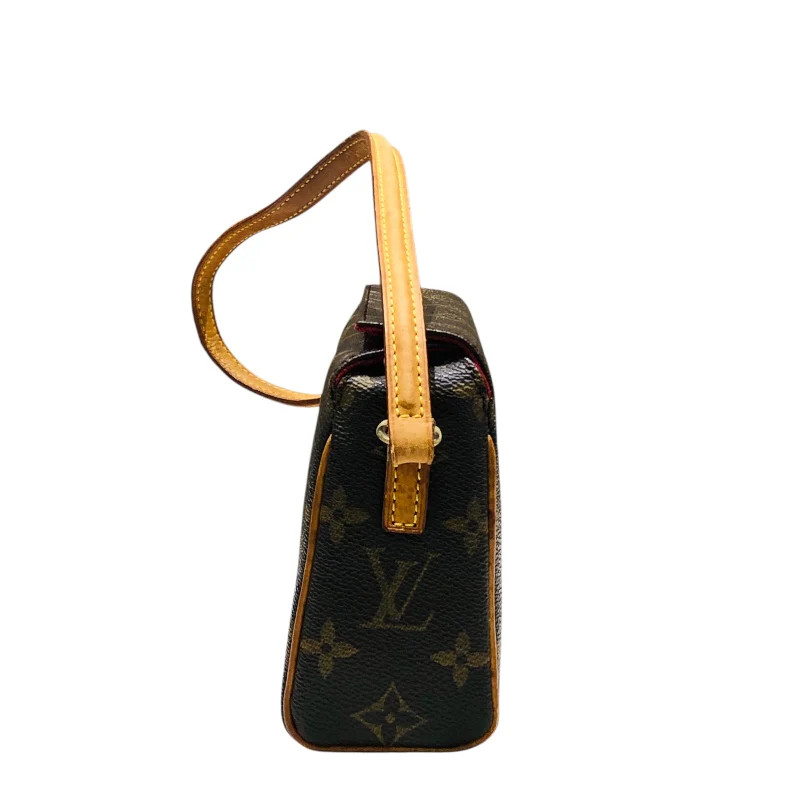 LOUIS VUITTON Recital Brown Monogram Handbag M51900 #OKB4006