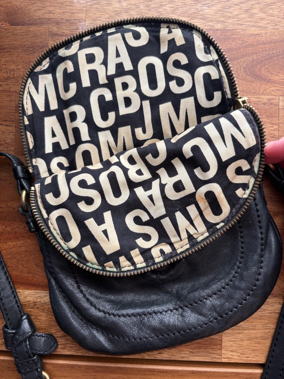 Marc by Marc Jacobs Petal to the Metal mini crossbody leather bag