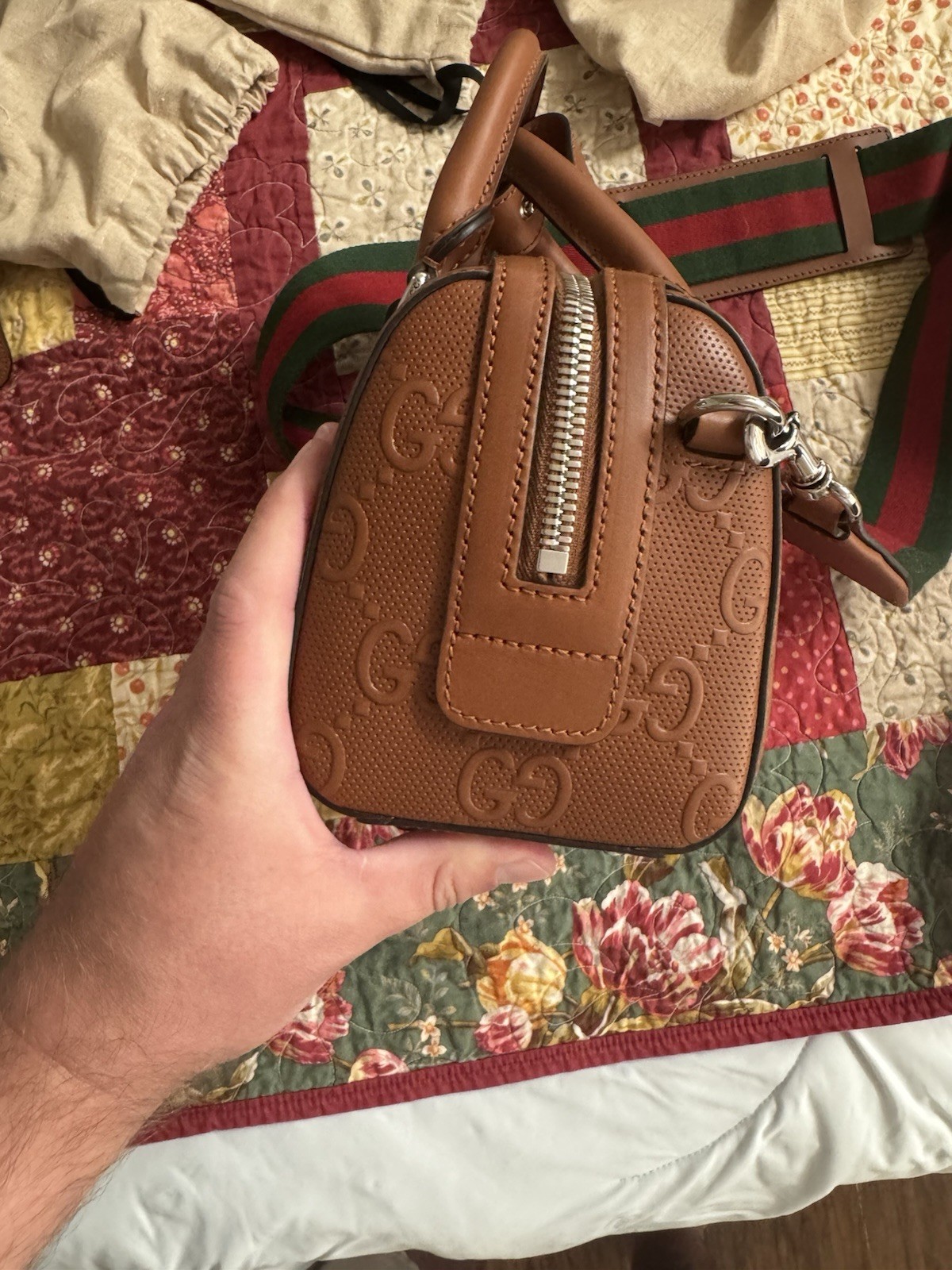 Authentic Gucci GG Leather Collection (Complete Matching Set)