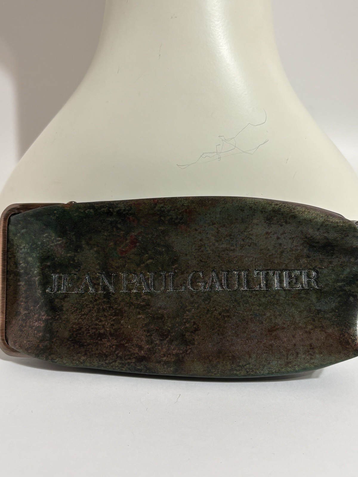 Vtg Jean Paul Gaultier Holographic Logo Pouch