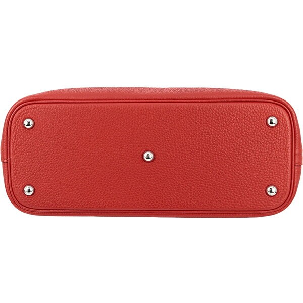 Hermes Bolide 31 Handbag Shoulder Bag 12.2in Clemence Leather Rouge Coeur Red 99