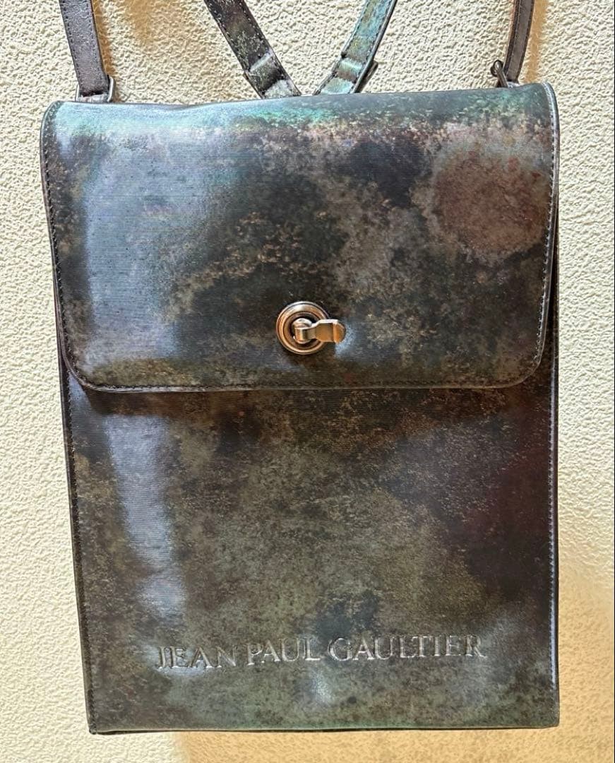 Jean Paul Gaultier Vintage V Cyber Backpack Iridescent Men’s From Japan