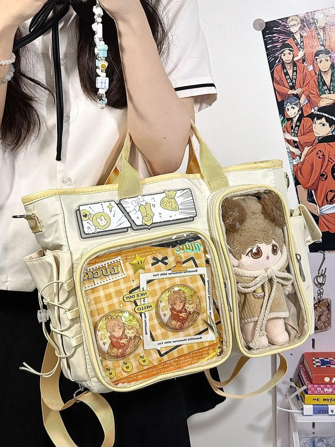 Japanese Cute Girl Ulzzang Ita Bag Daily Commuting School Bag Backpack